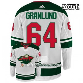 Barn Ishockey Minnesota Wild Tröja MIKAEL GRANLUND 64 Adidas Vit Authentic